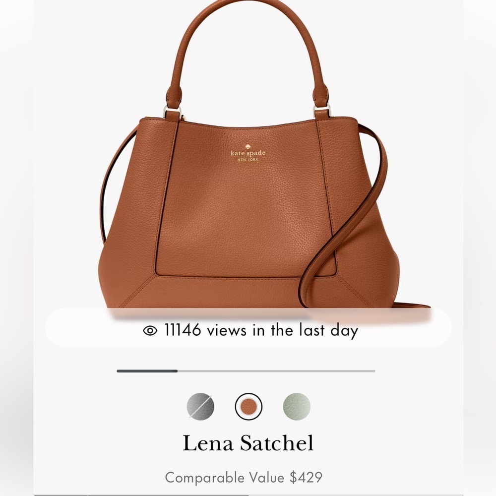 Kate Spade Lena tan purse